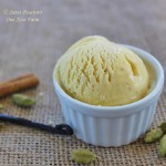 Chai spiced vanilla bean ice cream