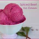 Spiced beet ice cream