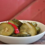What makes these bread and butter pickles so special? Mostly it's the combination of spices, but using all brown sugar and apple cider vinegar also add to the deliciousness. My favorite way of preserving cucumbers.